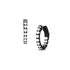Dominique Cohen one carat huggie hoops in black gold<span class='visuallyhidden'>; shop help at 760-978-9297.</span>